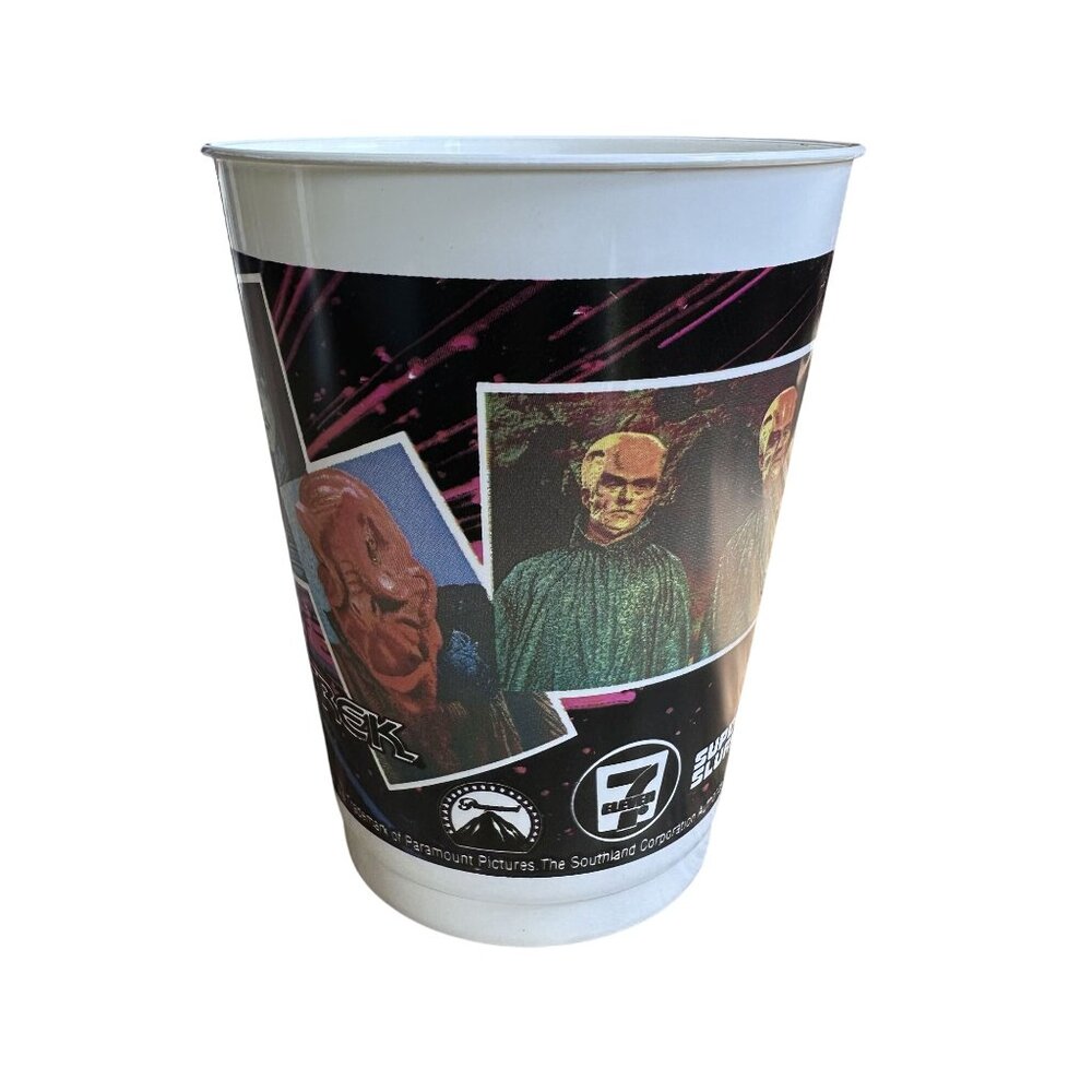 Vtg Star Trek TOS Slurpee Cup 7-Eleven Plastic Cup 1991 Aliens